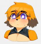 Rating: s
ID: 2040614
Date: 2019-11-01 16:03:09 -0400
Status: active
Score: 85
2019 :< accessory anthro berseepon09 black_nose blush bodily_fluids canid canine canis clothed clothing countershading dog_boy_(berseepon09) domestic_dog fur hair hair_accessory hairclip hi_res looking_at_viewer male mammal orange_body orange_fur orange_hair purple_eyes simple_background solo sweat post #2040614