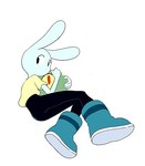 Rating: s
ID: 5308725
Date: 2025-01-15 00:40:35 -0500
Status: active
Score: 34
adventure_time animal_ears anthro black_clothing black_legwear blue_boots blue_clothing blue_footwear boots cartoon_network child clothed clothing female footwear fur green_body green_skin lagomorph legwear leporid looking_back low_res lying mammal object_hug olive_(adventure_time) pupils rabbit red_eyes shirt shoes simple_background solo topwear white_background white_body white_fur white_skin y5_(adventure_time) yellow_clothing yellow_elephant yellow_shirt yellow_topwear young young_anthro post #5308725