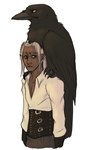 Rating: s
ID: 5603591
Date: 2025-05-28 01:46:31 -0400
Status: active
Score: 21
aarakocra_(dnd) anthro avian avian_feet bird black_body black_feathers clothing corset corvid corvus_(genus) crow dungeons_and_dragons duo elf facial_scar feathers green_eyes hair hasbro hi_res humanoid kleek lingerie male oscine passerine perching peregr1ne scar simple_background topwear white_background white_hair wings wizards_of_the_coast yellow_eyes post #5603591
