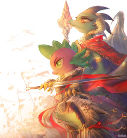 2017 alligator armor cape cloak clothed clothing crocodilian dragon eyebrows eyelashes fangs female friendship_is_magic gauntlets girlsay gloves green_eyes group gummy_(mlp) hi_res holding_object holding_weapon horn male melee_weapon membranous_wings my_little_pony orange_eyes outside princess_ember_(mlp) purple_eyes reptile scalie scarf scepter serious side_view slit_pupils spike_(mlp) sunlight sword weapon wings
Rating: Safe
Score: 18
User: GlimGlam
Date: June 20, 2018 2017 alligator armor cape cloak clothed clothing crocodilian dragon eyebrows eyelashes fangs female friendship_is_magic gauntlets girlsay gloves green_eyes group gummy_(mlp) hi_res holding_object holding_weapon horn male melee_weapon membranous_wings my_little_pony orange_eyes outside princess_ember_(mlp) purple_eyes reptile scalie scarf scepter serious side_view slit_pupils spike_(mlp) sunlight sword weapon wings
Rating: Safe
Score: 18
User: GlimGlam
Date: June 20, 2018