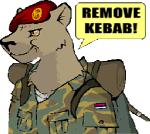 Rating: s
ID: 684415
Date: 2015-07-05 18:57:37 -0400
Status: active
Score: 50
alpha_channel animated anthro backpack bear beret brown_eyes clothed clothing hat headgear headwear low_res mammal military_uniform remove_kebab serbia short_playtime simple_background solo srpska transparent_background uniform post #684415