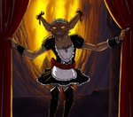 Rating: s
ID: 2292170
Date: 2020-06-13 04:42:43 -0400
Status: active
Score: 16
ambiguous_gender black_clothing brown_body brown_skin clothing curtains detailed_background dress frilly frilly_clothing frilly_handwear handwear maid_uniform minion_(overlord) overlord_(game) ramul red_clothing ribbons solo suspenders uniform white_clothing yellow_eyes post #2292170