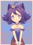 Rating: s
ID: 2382081
Date: 2020-08-23 12:13:24 -0400
Status: active
Score: 73
2020 abstract_background accessory acerola_(pokemon) ahoge alternate_species animal_humanoid bell bell_collar blep blue_eyes border cat_humanoid collar cuff_links felid felid_humanoid feline feline_humanoid female film_grain hair hair_accessory hairclip half-length_portrait humanoid humanoidized looking_at_viewer mammal mammal_humanoid nintendo pokemon pokemon_trainer portrait purple_hair roboto_(artist) short_hair solo tan_border tongue tongue_out young post #2382081