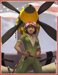 Rating: s
ID: 3700417
Date: 2022-11-19 07:04:06 -0500
Status: active
Score: 25
2014 aircraft airplane american_flag anthro breasts brown_body brown_eyes brown_fur brown_hair canid canine canis clothing digital_media_(artwork) domestic_dog female fur green_clothing hair headgear headkerchief headwear hi_res holding_object jumpsuit kerchief littlenapoleon looking_at_viewer mammal p-51 p-51_mustang propeller shirt short_hair smile solo topwear united_states_of_america vehicle post #3700417