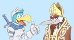 Rating: s
ID: 2281666
Date: 2020-06-03 23:32:40 -0400
Status: active
Score: 25
2020 4_fingers accipitrid accipitriform adler_(feber12) anthro anti_dev armor avian beak bent_beak bird blue_background blue_body blue_eyes blue_feathers blue_scarf breastplate clothed clothing crew_(anti_dev) digital_media_(artwork) duo eagle feathers fingers frown fully_clothed gauntlets gesture gloves half-closed_eyes hand_gesture handwear headgear helmet knight looking_at_viewer male melee_weapon narrowed_eyes open_mouth open_smile picid pileated_woodpecker red_eyes scarf simple_background smile sword thumbs_up tongue warrior weapon woodpecker post #2281666