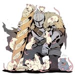 Rating: s
ID: 5458567
Date: 2025-03-26 20:27:59 -0400
Status: active
Score: 23
1:1 2025 armor baguette biped bread dot_eyes eating eyes_closed feral food fryprai group headgear helmet hi_res mammal murid murine pink_ears rat rodent simple_background simple_eyes sitting white_background post #5458567