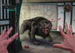 Rating: s
ID: 5658157
Date: 2025-06-21 13:38:22 -0400
Status: active
Score: 11
advertisement ambiguous_gender an_american_werewolf_in_london artbybones black_body black_fur broken_mirror canid canine claws duo english_text feral first_person_view fur graffiti human imminent_death looking_at_viewer male mammal map mythological_canine mythological_creature mythology open_mouth poster sharp_teeth sign subway_station teeth text trash werecanid werecanine werecreature werewolf post #5658157