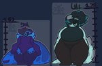 Rating: s
ID: 5134799
Date: 2024-10-23 17:10:03 -0400
Status: active
Score: 8
anthro belly big_breasts big_tail blush breasts bulge butt clothed clothing digital_media_(artwork) dinosaur duo female femboy fur hair hi_res horn huge_tail huge_thighs hybrid larger_female legwear male model_sheet monster muscular muscular_anthro overweight overweight_anthro prehistoric_species reptile scalie scar simple_background size_difference sweater tail thick_thighs thigh_highs tight_clothing topwear ulit uulitch yal post #5134799