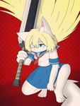 Rating: s
ID: 5068597
Date: 2024-09-23 01:10:50 -0400
Status: active
Score: 8
3:4 anthro berserk_(series) big_sword blonde_hair blue_eyes canid canine clothing crouching dragon_slayer_(berserk) eyewear female fox hair hi_res holding_object holding_weapon kemonoyao mammal red_background school_uniform serious_face simple_background solo uniform weapon post #5068597