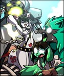 Rating: s
ID: 3149633
Date: 2022-01-30 10:06:35 -0500
Status: active
Score: 22
5:6 absurd_res anthro arc_system_works black_body black_fur black_hair bodily_fluids canid canine canis chain clothed clothing cosplay deer detailed_background domestic_dog duo ear_piercing fighting_pose freckles fur giovanna_(guilty_gear) glowing glowing_eyes green_body green_fur green_tongue grimmjow_ookami guilty_gear hair hi_res jack-o'_valentine male male/male mammal no_pupils one_eye_closed piercing pink_tongue polarfoxpat pose rei_(guilty_gear) smile sue_lee surprise sweat tongue white_body white_fur wink post #3149633