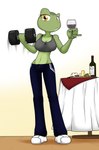 Rating: s
ID: 4340852
Date: 2023-10-08 17:04:12 -0400
Status: active
Score: 16
2021 alcohol amelia_(sandwich-anomaly) amphibian anthro athletic athletic_anthro athletic_female beverage big_breasts bodily_fluids bra breasts cheese cleavage clothed clothing container crop_top cup dairy_products detailed_background digital_drawing_(artwork) digital_media_(artwork) drinking_glass dumbbell exercise eyelashes female fingers food footwear frog fruit furniture glass glass_container glass_cup grape green_body green_skin hi_res inside leggings legwear looking_at_viewer midriff multicolored_body multicolored_skin navel plant sandwich-anomaly scar shirt shoes sneakers solo sports_bra sweat table topwear two_tone_body two_tone_skin underwear v-cut weightlifting weights wine wine_bottle wine_glass workout workout_clothing yellow_eyes post #4340852