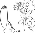 Rating: s
ID: 2561167
Date: 2021-01-07 02:58:14 -0500
Status: active
Score: 20
anthro blush briskby canid canine cheek_tuft clothed clothing dialogue dipstick_ears disney duo ear_markings english_text facial_tuft fox fur heart_after_text heart_symbol judy_hopps lagomorph leporid licking licking_lips licking_own_lips looking_at_another mammal monochrome multicolored_ears necktie nick_wilde open_mouth rabbit red_fox self_lick shirt simple_background teeth text text_with_heart tongue tongue_out topwear true_fox tuft white_background zootopia post #2561167