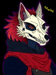 Rating: s
ID: 4404781
Date: 2023-11-09 19:04:47 -0500
Status: active
Score: 14
3:4 anthro blue_body bone canid canine canis clothing disturbed_(band) edwardsjs21 fur hair hi_res jacket kerchief male mammal mask purple_eyes red_hair retrohnd shirt skull skull_head skull_mask skulldog_(species) topwear white_body white_fur wolf post #4404781