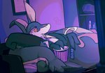 Rating: s
ID: 5419635
Date: 2025-03-08 05:33:45 -0500
Status: active
Score: 40
ambiguous_gender bendy_straw bookshelf container controller countershading cup drinking_straw fangs feral furniture generation_5_pokemon green_body green_skin hi_res holding_object lidded_eyes long_and_soft nintendo on_sofa picture_frame pokemon pokemon_(species) popcorn_bag red_eyes remote_control reptile scalie serperior snake snivy sofa solo teeth tv_remote watching_television white_body white_countershading post #5419635