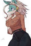 Rating: s
ID: 5667940
Date: 2025-06-25 22:32:35 -0400
Status: active
Score: 34
2025 5_fingers anthro arms_bent belt big_breasts biped black_bottomwear black_clothing black_pants blonde_eyebrows blonde_eyelashes blonde_hair blue_eyes blush blush_lines bodily_fluids bottomwear breasts button_(fastener) cel_shading clothed clothed_anthro clothed_female clothing collared_shirt crying curvy_figure digital_media_(artwork) eyebrows eyelashes female female_anthro fingers fully_clothed fully_clothed_anthro fully_clothed_female fur glistening glistening_eyes green_body green_ears green_fur hair hand_behind_back handwritten_text hi_res ippan_josei japanese_description japanese_text kokokokokodari looking_forward mammal my_hero_academia open_mouth pants portrait pupils quirked_human_(my_hero_academia) red_clothing red_hairband red_shirt red_topwear shaded shirt snout solo standing tan_body tan_fur tears text thick_thighs three-quarter_portrait three-quarter_view topwear white_sclera wide_hips post #5667940