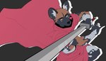 Rating: s
ID: 5576084
Date: 2025-05-16 07:16:23 -0400
Status: active
Score: 11
7:4 absurd_res african_wild_dog anthro bandage canid canine cape clothing female hi_res hooped_earrings jowoc_art mammal melee_weapon sang:_the_desert_blade sang_(sang:_the_desert_blade) solo sword weapon post #5576084