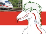 Rating: s
ID: 4319881
Date: 2023-09-28 19:52:48 -0400
Status: active
Score: 18
2023 4:3 anthro bust_portrait deutsche_bahn digital_drawing_(artwork) digital_media_(artwork) dragon electric_railcar eyes_closed forked_tongue german germany green_outline grey_text grin hair hi_res high-speed_train how_to_dragon_your_train hybrid ice_(train) ice_3 living_machine living_train living_vehicle locomorph machine male markings meme monotone_body mythological_creature mythological_scalie mythology nude outline photo pink_gums portrait railcar red_background red_body red_markings red_scales red_stripes red_tongue reference_image reptile scales scalie scoutartcorner siemens_ag signature simple_background smile solo stripes teeth tongue tongue_out train vehicle white_background white_body white_hair white_scales post #4319881