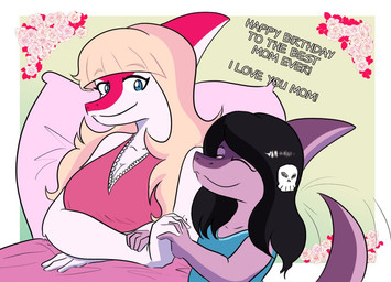 Rating: s
ID: 5758607
Date: 2025-08-05 15:53:27 -0400
Status: pending
Score: 0
2024 abstract_background accessory anthro arsenic_iii birthday black_hair blonde_hair blue_eyes bone_frill breasts cavemanon_studios child cleavage clothed clothing daughter_(lore) dialogue digital_drawing_(artwork) digital_media_(artwork) dinosaur duo english_text eyes_closed female frill_(anatomy) hadrosaurid hair hair_accessory hairpin hand_holding happy_birthday i_wani_hug_that_gator long_hair magenta_body magenta_scales megan_(snoot_game) mia_moretti mother_(lore) mother_and_child_(lore) mother_and_daughter_(lore) motion_lines multicolored_body multicolored_scales nightgown ornithischian ornithopod parasaurolophus parent_(lore) parent_and_child_(lore) parent_and_daughter_(lore) prehistoric_species purple_body purple_scales reptile scales scalie smile snoot_game snout text two_tone_body two_tone_scales white_body white_scales young young_anthro young_female post #5758607
