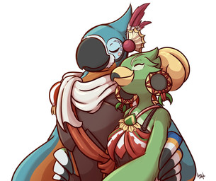 Rating: s
ID: 5672433
Date: 2025-06-28 00:33:56 -0400
Status: pending
Score: 15
2019 amali_(tloz) anthro anthro_on_anthro arms_around_back arms_around_waist avian azen_(artist) azenzeph breath_of_the_wild canon_couple clothing ear_piercing ear_ring eyes_closed female happy hi_res holding_each_other husband_and_wife kass_(tloz) love male male/female married_couple nintendo piercing ring_piercing rito romantic romantic_couple smile smiling_at_another smiling_at_each_other the_legend_of_zelda post #5672433
