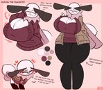 Rating: s
ID: 5437542
Date: 2025-03-16 16:10:38 -0400
Status: active
Score: 19
absurd_res antennae_(anatomy) anthro arthropod big_breasts black_bottomwear black_clothing black_pants blush bottomwear breasts character_name chibi cleavage clothed clothing curvy_figure english_text eyes_closed eyewear female forsakenedbread glasses hi_res huge_breasts insect lepidopteran mocha_(forsakenedbread) model_sheet moth pants pink_background simple_background smile solo standing text thick_thighs tilde_after_text voluptuous white_body wide_hips post #5437542