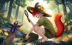Rating: s
ID: 5500737
Date: 2025-04-13 06:05:21 -0400
Status: active
Score: 38
anthro arthropod backpack backpack_on_floor badges barefoot beetle canid canine canis child clothed clothing crouching feathers feet flower forest forest_background fully_clothed grass hat hat_feather headgear headwear hi_res insect kidaoriginal legend_of_ahya loose_feather magazine magnifying_glass male mammal michael_thumpings_(darkflamewolf) nature nature_background open_backpack outside plant smile squatting_pose stag_beetle tree wolf young young_anthro young_male post #5500737