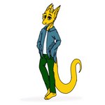 Rating: s
ID: 3391481
Date: 2022-06-14 14:54:05 -0400
Status: active
Score: 1
1:1 anthro asherduch blue_clothing blue_coat blue_topwear bottomwear brown_eyes clothing coat green_bottomwear green_clothing green_pants horn lizard low_res male pants reptile scales scalie simple_background snake_brando_(snakeparty) snakeparty solo topwear white_background yellow_body yellow_horn yellow_scales yellow_skin post #3391481
