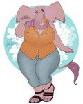 Rating: s
ID: 5418764
Date: 2025-03-07 19:18:10 -0500
Status: active
Score: 11
2024 anthro big_breasts bottomwear breasts cleavage clothed clothing denim denim_bottomwear denim_clothing elephant elephantid female footwear hi_res huge_breasts jeans mammal pants proboscidean redpixie sandals sarah_fairhart shoes solo thick_thighs wide_hips post #5418764