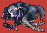 Rating: s
ID: 4167886
Date: 2023-07-13 09:26:40 -0400
Status: active
Score: 14
anput anthro anubian_jackal black_clothing black_panties black_underwear blue_eyes blush boutarou_rx_78 breasts butt canid canine canis cleavage clothed clothing deity egyptian_mythology female fur grey_body grey_fur grey_tail hi_res jackal leg_wraps lying mammal middle_eastern_mythology mythology navel on_side open_mouth panties pawpads pink_pawpads red_background simple_background solo tail teeth underwear wraps post #4167886