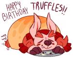 Rating: s
ID: 1554515
Date: 2018-05-24 15:46:22 -0400
Status: active
Score: 3
3_fingers anthro big_ears birthday black_nose blush blush_stickers canid canine canis conditional_dnp domestic_dog domestic_pig eating english_text eyes_closed fangs fingers food front_view fur hair happy_birthday heartthrob_cafe hybrid irootie light_body light_fur long_ears long_hair lying mammal motion_lines on_front pink_body pink_fur red_hair simple_background smile solo suid suine sus_(pig) tail tail_motion tailwag teeth text truffles_(irootie) white_background post #1554515