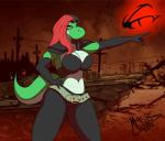 Rating: s
ID: 1784818
Date: 2019-02-05 22:08:08 -0500
Status: active
Score: 23
2018 absurd_res alternative_fashion anthro apocalypse armor battletanx belt big_breasts black_hair breasts cassandra_(battletanx) clothed clothing desire_yoshi digital_drawing_(artwork) digital_media_(artwork) dinosaur emblem female gesture goth green_yoshi hair hand_gesture hi_res looking_at_viewer mario_bros mctiddies multicolored_hair nintendo non-mammal_breasts pointing prehistoric_species red_hair reptile scalie solo standing tank_(vehicle) the_3do_company vehicle war wasteland yoshi post #1784818