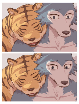 Rating: s
ID: 5718593
Date: 2025-07-19 04:08:27 -0400
Status: pending
Score: 5
absurd_res anthro anthro_on_anthro beastars bill_(beastars) biped brown_body brown_fur canid canine canis colored comforting comic duo eyes_closed felid front_view fur grey_body grey_fur hi_res inside interspecies legoshi_(beastars) male male/male mammal markings nude_anthro nude_male open_mouth orange_body orange_fur pantherine sad sadness_hao shaded striped_markings stripes talking_to_another tiger white_body white_fur wolf post #5718593
