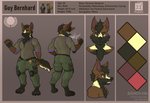 Rating: s
ID: 2627403
Date: 2021-02-23 16:23:21 -0500
Status: active
Score: 3
anthro bottomwear canid canine canis cargo_pants character_name chest_tuft cigarette claws clothed clothing color_swatch digitigrade domestic_dog english_text exhaling_smoke feet fingers front_view gas_canister german_shepherd grin hair herding_dog hi_res jumpsuit male mammal model_sheet mohawk mothyking pants pastoral_dog rear_view smile smoke smoking solo text tired_eyes toes tuft uniform post #2627403