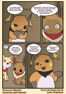 Rating: s
ID: 5717088
Date: 2025-07-18 13:01:43 -0400
Status: active
Score: 70
absurd_res brush_(pathwarden) comic dialogue dot_eyes eevee embarrassed embarrassed_female fennekin generation_1_pokemon generation_6_pokemon hi_res kerchief kerchief_only looking_at_viewer looking_down luna_(pathwarden) milachu92 mostly_nude neckerchief neckerchief_only neckwear nintendo pokemon pokemon_(species) pokemon_mystery_dungeon raichu satchel scuff_marks simple_eyes spike_chunsoft post #5717088
