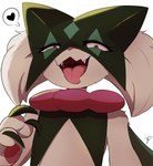 Rating: s
ID: 4934684
Date: 2024-07-22 01:09:19 -0400
Status: active
Score: 439
2024 3_fingers ambiguous_gender anthro claws colored eyelashes felid feline finger_claws fingers front_view fur generation_9_pokemon green_body half-length_portrait hi_res jagged_mouth kemono looking_at_viewer mammal mask meowscarada monotone_body monotone_fur naughty_face nintendo nude open_mouth open_smile pawpads paws pink_eyes pink_nose pink_pawpads pink_tongue pokemon pokemon_(species) portrait pupils rape_face shaded sharp_teeth signature simple_background smile solo speech_bubble suru56nee tan_body tan_fur teeth tongue tongue_out uvula white_background yandere post #4934684