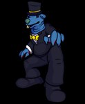Rating: s
ID: 4632491
Date: 2024-03-01 18:54:46 -0500
Status: active
Score: 3
2024 4_fingers alpha_channel anthro black_clothing black_footwear black_shoes black_tie_(suit) blood blood_stain blue_body bodily_fluids bow_tie broadside_beach buckteeth clothed clothing cuffs_(clothing) dated dithering empty_eyes fingers footwear green_nose hat headgear headwear hi_res jawhne_dough lendri_mujina shipwrecked_64 signature simple_background solo starling_(broadside_beach) suit teeth top_hat transparent_background post #4632491
