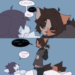 Rating: s
ID: 4057375
Date: 2023-05-17 15:32:08 -0400
Status: active
Score: 178
1:1 2023 anthro brown_body brown_fur calico_cat callie_(vinqou) canid canine consent_themes domestic_cat duo felid feline felis female fox fur hi_res male male/female mammal platinum_fox red_fox reina_(vinqou) safeword safeword_use sharp_teeth teeth trans_(lore) trans_man_(lore) trans_woman_(lore) true_fox vinqock white_body white_fur post #4057375