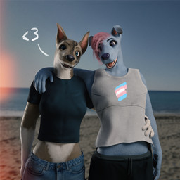 Rating: s
ID: 4773860
Date: 2024-05-10 02:23:16 -0400
Status: active
Score: 18
1:1 3d_(artwork) anthro beach blender_(artwork) blender_cycles canid canine canis clothing crop_top digital_media_(artwork) domestic_dog duo female film_grain husky mammal midriff nordic_sled_dog photography plesiodog riley_(plesiodog) shirt spitz square tamaskan_dog topwear trans_(lore) trans_woman_(lore) visibly_trans post #4773860