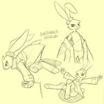 Rating: s
ID: 3786001
Date: 2023-01-01 19:35:24 -0500
Status: active
Score: 33
albino alternate_form ambiguous_gender anthro anthrofied bottomwear bun_bun_bang_bang bunslinger_(outrage_mk2) button_(fastener) clothing crooked_ears digitigrade ear_accessory epic_games falling female fingerless_gloves flat_chested fortnite fur gloves handwear harness hi_res jumping knee_pads lagomorph leporid mammal model_sheet outrage_mk2 overcoat pawpads paws rabbit shorts sketch sleeveless_shirt slim smile solo spread_arms streetwear techwear undressing weapon white_body white_fur post #3786001