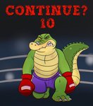 Rating: s
ID: 2591396
Date: 2021-01-28 19:42:43 -0500
Status: active
Score: 13
2021 3_toes alligator alligatorid anthro barefoot bottomwear brok_(brok_the_investigator) brok_the_investigator claws clothed clothing countershading cowcat_games cracked_text crocodilian extruded_text feet fighting_ring game_over gameplay_mechanics green_body hi_res introvertedpooch male number plantigrade red_text reptile scalie shorts solo teeth text textured_font toes topless wrestler post #2591396