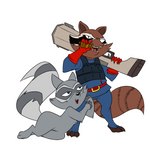 Rating: s
ID: 3404384
Date: 2022-06-21 21:49:27 -0400
Status: active
Score: 36
1:1 anthro armor belt cartoon_hangover cigar clothing coco_(doctor_lollipop) colored crossover doctor_lollipop duo fangs female gloves guardians_of_the_galaxy gun handwear hi_res leg_grab lonbluewolf male mammal marvel procyonid pupils raccoon ranged_weapon rifle rocket_raccoon simple_background slit_pupils teeth weapon white_background post #3404384