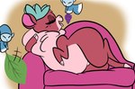 Rating: s
ID: 4839568
Date: 2024-06-09 04:16:24 -0400
Status: active
Score: 14
2023 beach_chair chair cloven_hooves deer digital_drawing_(artwork) digital_media_(artwork) eating eyes_closed fanning feral flat_colors food fruit fur furniture grape hi_res hooves humanoid mammal new_world_deer open_mouth overweight overweight_feral pink_body pink_fur plant pomfy_(tfh) reindeer shinkaku slightly_chubby them's_fightin'_herds wide_hips winter_sprite post #4839568