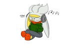 Rating: s
ID: 4183568
Date: 2023-07-21 02:41:18 -0400
Status: active
Score: 6
2023 absurd_res anthro clothing crossed_legs electronics eyes_closed eyewear generation_8_pokemon glasses green_clothing green_hoodie green_topwear hands_in_both_pockets headphones hi_res hoodie lagomorph listening_to_music male mammal mrraboot musical_note musical_symbol nintendo outerwear pokemon pokemon_(species) raboot shaded simple_background sitting sitting_on_ground solo symbol topwear wearing_glasses post #4183568