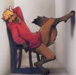 Rating: s
ID: 5327693
Date: 2025-01-24 11:41:31 -0500
Status: active
Score: 43
2023 4_toes 5_fingers angiewolf anthro black_claws black_markings black_nose black_tail_tip blonde_hair blue_markings bottomless bottomless_anthro bottomless_male brown_body brown_eyes brown_fur brown_markings canid canine canis chair claws closed_smile clothed clothed_anthro clothed_male clothing countershade_fur countershade_legs countershade_tail countershading digital_media_(artwork) digitigrade dipstick_tail feet fingers fluffy fluffy_tail foot_on_wall full-length_portrait fur fur_markings furniture hair hand_behind_head hoodie hoodie_only humanoid_hands inner_ear_fluff leaning leaning_backward leg_markings light lighting long_tail looking_at_viewer looking_up male male_anthro mammal markings mouth_closed on_chair piouswulf portrait pose pupils raised_leg red_clothing red_hoodie red_topwear shaded shadow short_hair sitting sitting_on_chair smile smiling_at_viewer socks_(marking) solo tail tail_markings three-quarter_view toe_claws toes topwear topwear_only tuft white_inner_ear white_inner_ear_fluff white_sclera white_tuft wolf post #5327693