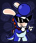 Rating: s
ID: 5551079
Date: 2025-05-05 15:45:26 -0400
Status: pending
Score: 2
2024 anthro arms_bent black_eyewear black_sunglasses blue_background blue_costume blue_outline blue_tail captainquack64 closed_smile clothing collar colored costume crossover digital_drawing_(artwork) digital_media_(artwork) english_description eyewear fan_character finger_gun full-length_portrait fur gesture hand_gesture lagomorph light lighting long_ears male male_anthro mammal mario_bros mario_plus_rabbids_kingdom_battle mouth_closed nintendo noseless outline portrait rabbid rabbid_boshi raving_rabbids rayman_(series) red_collar red_shell shell simple_background smile solo standing sunglasses tail tan_body tan_inner_ear tan_skin ubisoft white_body white_fur post #5551079