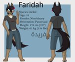 Rating: s
ID: 5401212
Date: 2025-02-27 15:14:04 -0500
Status: active
Score: 7
2025 absurd_res anthro arabic_text black_body black_clothing black_fur black_hair black_shirt black_topwear blue_eyes bottomwear breasts canid canine canis clothed clothing countershade_torso countershading denim denim_bottomwear denim_clothing digital_drawing_(artwork) digital_media_(artwork) english_text faridah_(flawedspirit) female flawedspirit fur gesture hair hand_gesture hi_res highlights_(coloring) jackal jeans magenta_hair mammal model_sheet nonbinary_(lore) pants pawpads shaded shirt simple_background slayer_(band) small_breasts solo t-shirt tail tan_body tan_fur text topwear v_sign post #5401212