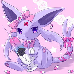 arms_above_head bandage bandaged_arm bow eeveelution espeon female full_body nintendo pills pink_background pink_bow pink_ribbon pokémon pokémon_(species) purple_eyes ribbons simple_background sitting solo star syringe tears unknown_artist video_games
Rating: Safe
Score: 0
User: Zapdos
Date: October 17, 2017 arms_above_head bandage bandaged_arm bow eeveelution espeon female full_body nintendo pills pink_background pink_bow pink_ribbon pokémon pokémon_(species) purple_eyes ribbons simple_background sitting solo star syringe tears unknown_artist video_games
Rating: Safe
Score: 0
User: Zapdos
Date: October 17, 2017