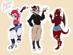 Rating: s
ID: 2485364
Date: 2020-11-12 17:40:59 -0500
Status: active
Score: 6
absurd_res anthro astra_(disambiguation) astralynx bovid caprine clothed clothing dragon felid feline female goat group hi_res lynx male mammal mythological_creature mythological_scalie mythology scalie sketch tail post #2485364