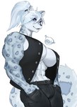 Rating: s
ID: 4775308
Date: 2024-05-10 21:58:32 -0400
Status: active
Score: 128
abs absurd_res anthro biceps blue_eyes bottomwear clothing denim denim_bottomwear denim_clothing eyeshadow fangs felid gynomorph hair hand_in_pocket hi_res intersex jeans makeup mammal muscular muscular_anthro muscular_gynomorph muscular_intersex pantherine pants pockets ponytail rikki_landon signature simple_background smile snow_leopard solo sweet_dynamite teeth topwear vest white_background white_hair post #4775308
