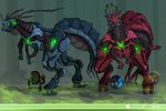 Rating: s
ID: 2289182
Date: 2020-06-10 06:32:11 -0400
Status: active
Score: 94
3_fingers 4_arms absurd_res ambiguous_gender antennae_(anatomy) armor arthropod_abdomen bahrag bared_teeth biomechanical bionicle blue_body blue_eyes bohrok cahdok claws curling_toes digital_drawing_(artwork) digital_media_(artwork) english_text feet fingers fog gahdok glowing glowing_markings green_body green_eyes group hi_res horn jaw lego looking_at_viewer machine markings multi_arm multi_limb muscular not_furry open_mouth orange_eyes pillar red_body red_eyes reptile robot rube scalie sharp_teeth simple_background standing teeth text thick_neck tongue tusks post #2289182