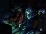 Rating: s
ID: 317876
Date: 2013-04-18 17:47:30 -0400
Status: active
Score: 18
anthro arms_bent beverage black_body black_fur black_hair blue_eyes book bottomwear building cable canid canine canis chips_(food) clothing collar controller dark darkness domestic_cat duo electronics extended_legs fangs felid feline felis food fox fur furniture game_controller gaming hair high-angle_view holding_controller holding_game_controller holding_object house inside jacket joystick long_hair lying male mammal microsoft multiplayer multitasking naughty_face night on_back open_mouth pantherine pants pillow playing_video_game plushie red_eyes shirt sitting smile snow_leopard sofa tail tail_on_ground tamberella teeth television topwear toy white_body white_fur white_hair wolf xbox xbox_controller xbox_game_studios xbox_original xbox_original_controller post #317876